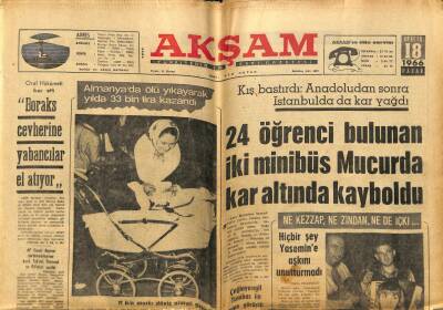 Akşam Gazetesi 18 Aralık 1966 - Koredeki Türk B. Elçisi 10 Kasımda Rezalet Çıkarmış GZ92933 - 1