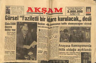 Akşam Gazetesi 18 Ekim 1960 - H. Polatkanın 500 Bin Liralık Teklifini Prof. Erman Reddetti GZ92456 - 1