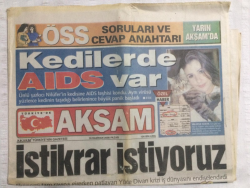 Akşam Gazetesi 18 Haziran 2000 - Emel Sayın Çömlekçi Oldu - GZ17583 - 1