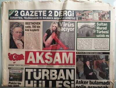 Akşam Gazetesi 18 Haziran 2005 Elli Yılın Eurovısıon Birincileriyle Yarışacak -GZ44083 - 2