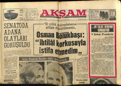 Akşam Gazetesi 18 Kasım 1966 - Hindistan Güzeli Birinci GZ60558 - 1