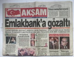 Akşam Gazetesi 18 Nisan 1996 - Barzaniden MİTe Elçi GZ7103 - 2
