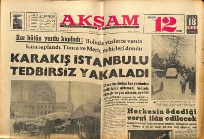 Akşam Gazetesi 18 Ocak 1964 - Ayla Ve Beklan Algan Çifti Zehirlendiler GZ87698 - 1
