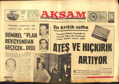 Akşam Gazetesi - 18 Şubat 1966 - Paşabahçe Grevinde İşçiler Haklı Bulundu GZ99688 - 1