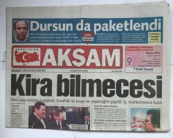 Akşam Gazetesi 18 Şubat 2000 - Hizbullahçı 300 Öğretmen Kovuldu GZ7071 - 2