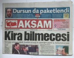 Akşam Gazetesi 18 Şubat 2000 - Hizbullahçı 300 Öğretmen Kovuldu GZ7071 - 1