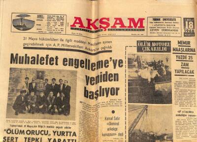Akşam Gazetesi 18 Temmuz 1966 - Kurbağa Fabrikasında Her Gün 15 Bin Kurbağa Öldürülüyor GZ72258 - 1