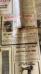 Akşam Gazetesi 19 Eylül 1965 - Şöhret Gemisi Zeki Müren Reklamı GZ92712 - 2