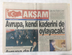 Akşam Gazetesi 19 Kasım 1995 - ErbakanAvrupada Refahlı Olacak - GZ17487 - 1