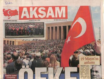 Akşam Gazetesi 19 Mayıs 2006 - Özcan Deniz , Şener Şen İle Aynı Filmde Oynayacak - Fransa Ermeni Tasarısını Erteledi GZ93665 - 1