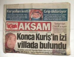 Akşam Gazetesi 19 Ocak 2000 - Grip Öldürüyor GZ5977 - 2
