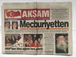 Akşam Gazetesi 19 Şubat 1996 - Bütçede Açık 300 Trilyon GZ7060 - 2