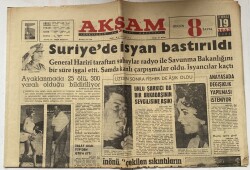 Akşam Gazetesi 19 Temmuz 1963 - Topkapı Sarayında Yeni Tarih Hazinesi Bulundu GZ60656 - 2