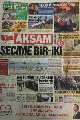 Akşam Gazetesi 19 Temmuz 2007-Taliban İlk Kez Türklere Saldırdı GZ45498 - 1