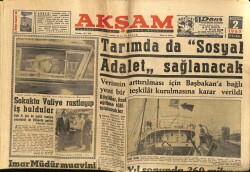 Akşam Gazetesi 2 Ağustos 1962 - Hakiki Şaki Yakalandı GZ60635 - 2