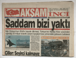 Akşam Gazetesi 2 Eylül 1996 - Devrilen Otobüste 13 Yolcu Ezilerek Öldü GZ5230 - 1