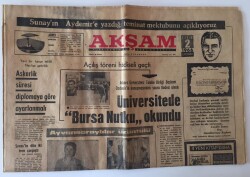 Akşam Gazetesi 2 Kasım 1966 - Meclise Yeni Bir Kanun Teklifi Getirildi Askerlik Süresi Diplomaya Göre Ayarlanmalı GZ11919 - 1