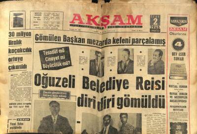 Akşam Gazetesi 2 Ocak 1965 - 30 Milyon Liralık Kaçakcılık Ortaya Çıktı GZ92924 - 1