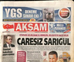 Akşam Gazetesi 2 Ocak 2014 - Ebru Gündeşin En Zor Yılbaşı Gecesi - Emel Sayının En Baba Konuğu GZ100802 - 2