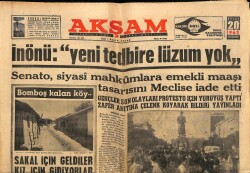 Akşam Gazetesi 20 Eylül 1962 - Tren Kazasında 13 Kişi Öldü GZ60554 - 2