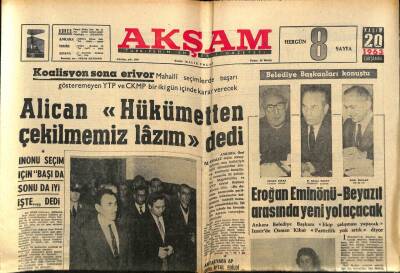 Akşam Gazetesi 20 Kasım 1963 - Ziraat Bankası 100 Yaşında GZ87875 - 1