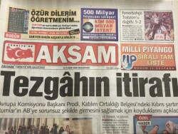 Akşam Gazetesi 20 Kasım 2000-Hortum Affına Öfke GZ45132 - 2