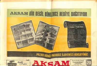 Akşam Gazetesi - 20 Mart 1969 - Selçuk Kanatlının Naaşı Getirildi GZ99821 - 1