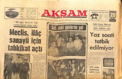 Akşam Gazetesi 20 Nisan 1967 - Bir Boyacı Sultanahmeti Aşkı İçin Ayağa Kaldırdı GZ102767 - 1