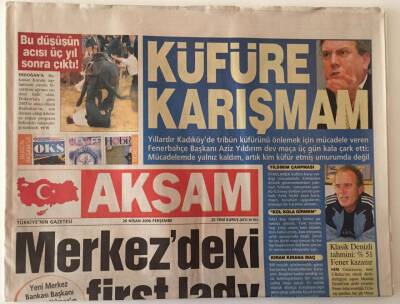 Akşam Gazetesi 20 Nisan 2006 - Kemal Sunalın Olgun Kızı Ezo GZ18572 - 1