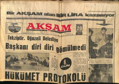 Akşam Gazetesi 20 Şubat 1965 - Vietnam Hükümeti Tekrar Devrildi GZ87841 - 1