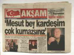 Akşam Gazetesi 20 Şubat 1996 - Suriye Karataşa Şamda Büro Açtı GZ5873 - 2