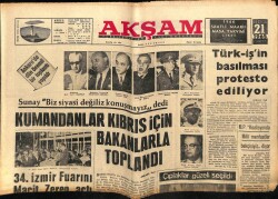 Akşam Gazetesi 21 Ağustos 1965 - 24 Kilo Baz Morfin Ele Geçirildi... GZ60430 - 2