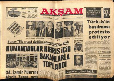 Akşam Gazetesi 21 Ağustos 1965 - 24 Kilo Baz Morfin Ele Geçirildi... GZ60430 - 1