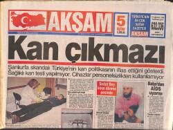 Akşam Gazetesi 21 Ağustos 1996 - Kürtler Boğaz Boğaza - Erbakan Kötü Ruhlardan Arındı GZ3822 - Gökçekoleksiyon