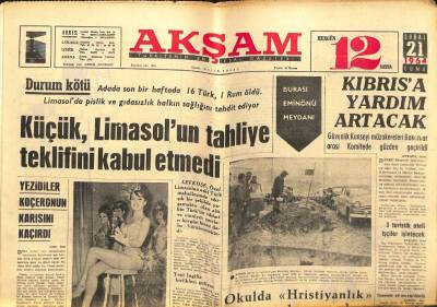 Akşam Gazetesi - 21 Şubat 1964 - İnönünün Kardeşinin Bir Ay Hapsi İstendi GZ99753 - 1