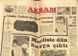 Akşam Gazetesi 21 Temmuz 1966 - Önder Aydınlı da Ölüm Orucuna Başladı GZ72259 - 1