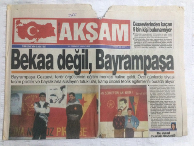 Akşam Gazetesi 21 Temmuz 1995 - Müjdat Gezen Ve Kızı Aynı Dizide - GZ17655 - 2