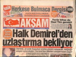 Akşam Gazetesi 22 Aralık 1996 - Çaykur Rizespor'un İstanbul'daki Gecesi: Hülya Avşar - Fenerbahçe Dağıldı - Madonna Roma'da GZ2554 - Gökçekoleksiyon