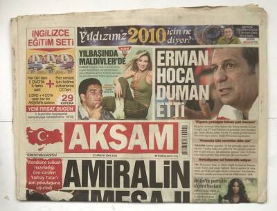 Akşam Gazetesi 22 Aralık 2009 - AB Yolunda Anayasa Resti GZ7034 - 1