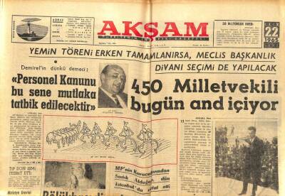 Akşam Gazetesi - 22 Ekim 1965 - Milli Takım Açıklandı GZ99919 - 1
