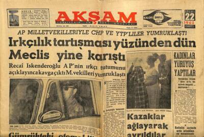 Akşam Gazetesi 22 Eylül 1962 - Cumhurbaşkanı Profesörleri Tenkid Etti GZ60569 - 2