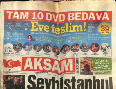 Akşam Gazetesi 22 Mart 2007 - Leyla Zanaya Göre Öcelan Yüz Akıymış GZ101258 - 1