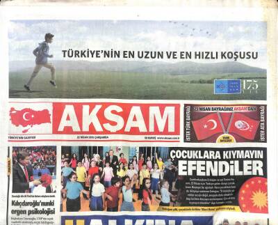 Akşam Gazetesi 22 Nisan 2015 - Çanakkaleye Anzak Akını GZ104488 - 1