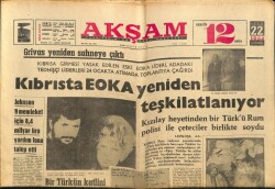 Akşam Gazetesi 22 Ocak 1964 - Yıldız Kenter Ağaçlar Ayakta Ölür de Oynuyor GZ87693 - 1