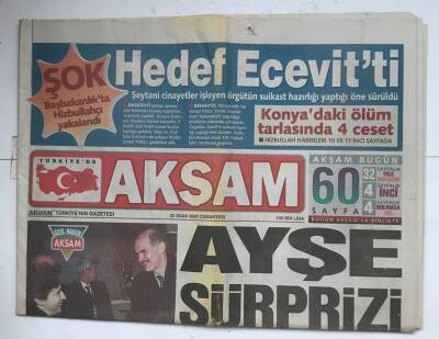 Akşam Gazetesi 22 Ocak 2000 - Dışişlerinde Büyükelçi Operasyonu GZ7069 - 2