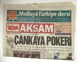 Akşam Gazetesi 22 Şubat 2000 - Çankaya Pokeri GZ5983 - 2
