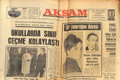 Akşam Gazetesi 23 Eylül 1967 - Sovyetlerden 100 Ton Buğday Geliyor GZ90100 - 1