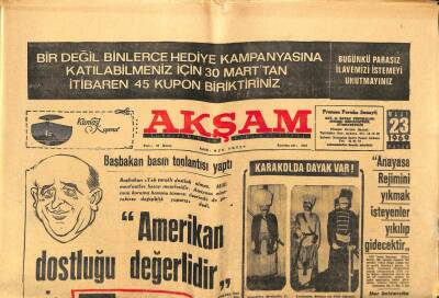 Akşam Gazetesi - 23 Mart 1969 - Karısının Sülalesini Kuruttu GZ99795 - 1