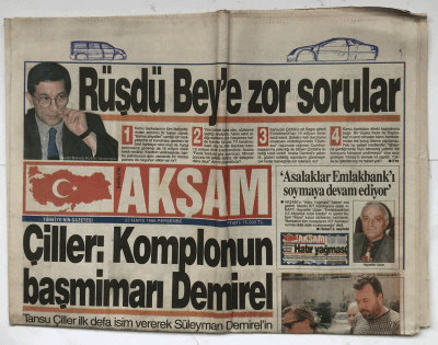 Akşam Gazetesi 23 Mayıs 1996 - 4 Milyarlık Canavar GZ5708 - 2