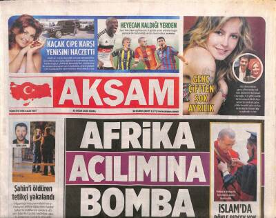 Akşam Gazetesi 23 Ocak 2015 - Sibel Can , Kaçak Cipe Karşı Yenisini Haczetti HZ106846 - 1